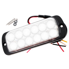 Ultra Low Profile Surface Mount Warning Light - White