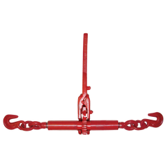 Columbus Mckinnon Ratchet Style Load Binder with 2 Grab Hooks - 9,200 Lbs. Safe Working Load - Made In The U.S.A. (For 3/8'' Grade 80 or 3/8'' Grade 100)