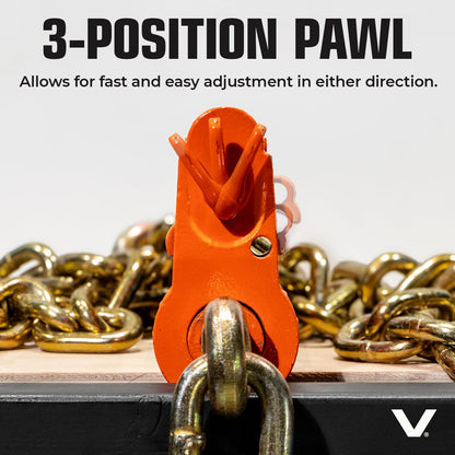 Vulcan Folding Handle Ratchet Binder 7100 SWL - 4Pack