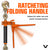 VULCAN Folding Handle Load Binder (Four Pack) with 2 Grab Hooks - Ratchet Style - 12000 Pound Safe Working Load (Works with 3/8 Inch Grade 70, 80 and 100 or 1/2” Grade 43 Chain)
