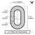VULCAN Security Chain and Lock Kit - Premium Case-Hardened - 5/16 Inch x 3 Foot (+/- 1.5 Inches) - Chain Cannot Be Cut with Bolt Cutters or Hand Tools