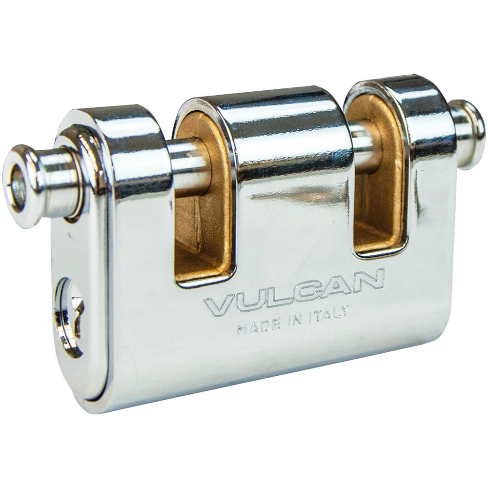 VULCAN Security Lock For 3/8 Inch Chain - Premium Case-Hardened - Cannot Be Cut with Bolt Cutters or Hand Tools