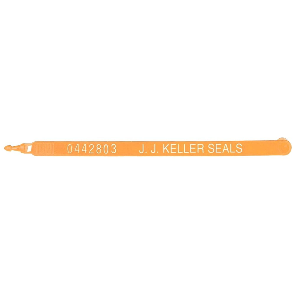 Plastic Trailer Seal - Orange with White Imprint