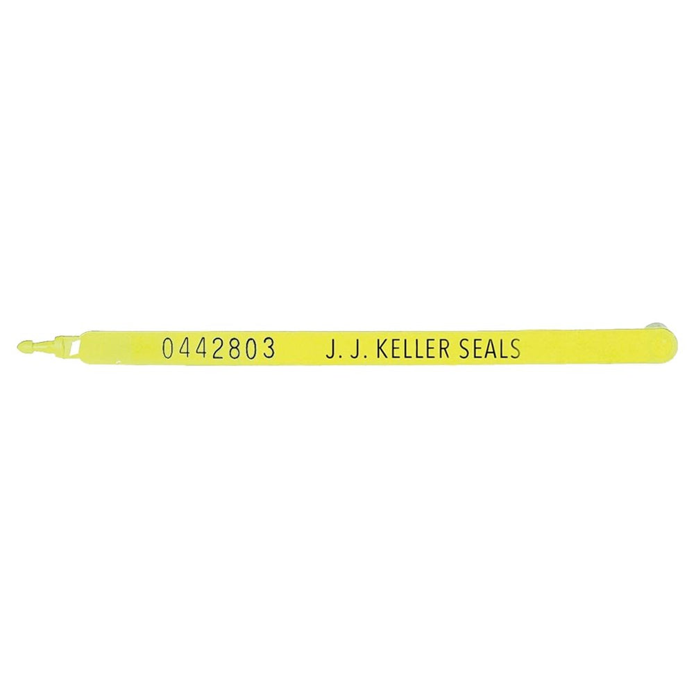 Plastic Trailer Seal - Yellow with Black Imprint