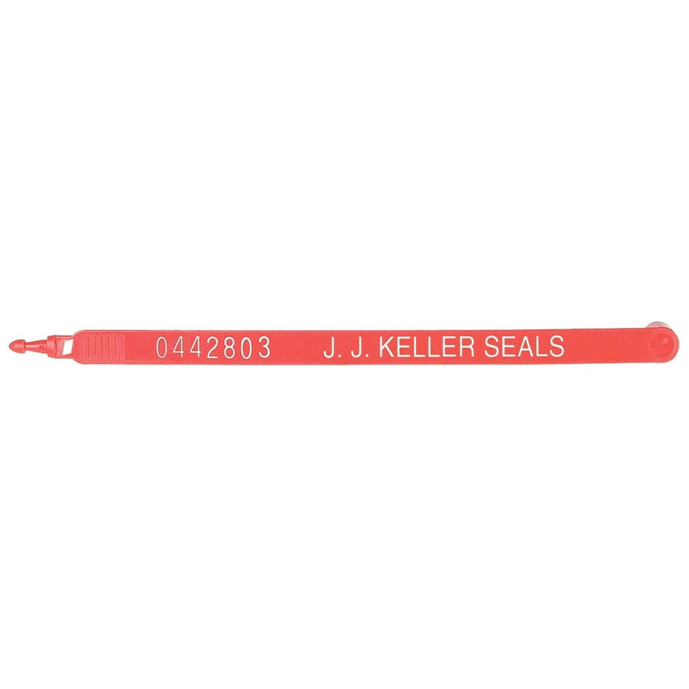 Plastic Trailer Seal - Red with White Imprint