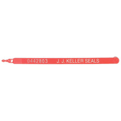 Plastic Trailer Seal - Red with White Imprint