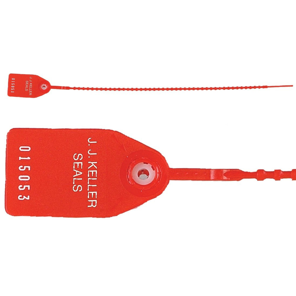 "Tug Tight" Security Seals - 15 Inch - Red