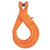 Grade 100 Clevis Latch Lock Hook 3/8 Inch Safe Working Load 8800 Pounds