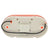 Clearance/Marker 2 Lamp Oval Incandescent - Smooth - Red