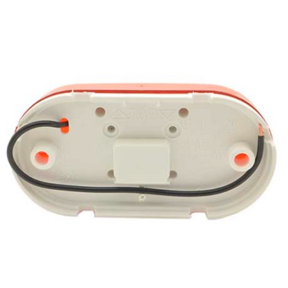 Clearance/Marker 2 Lamp Oval Incandescent - Smooth - Red