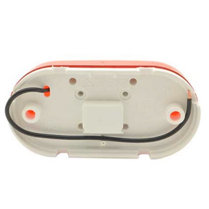 Clearance/Marker 2 Lamp Oval Incandescent - Smooth - Red