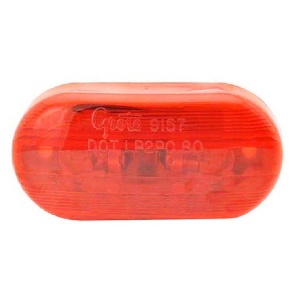 Clearance/Marker 2 Lamp Oval Incandescent - Smooth - Red