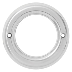 Chrome Plastic Cover - 2 Inch Round - No Visor