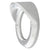 Chrome Plastic Cover with Visor - 2 Inch Round