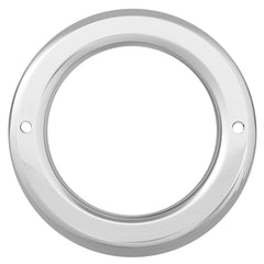 Chrome Plastic Cover - 4 Inch Round - No Visor