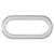Chrome Plastic Cover - Oval - No Visor