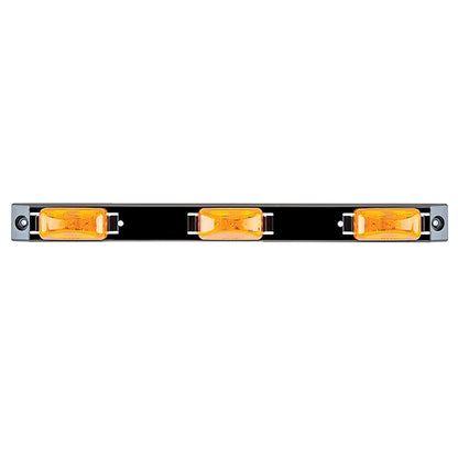 DOT Marker Strip - Incandescent 2.5 Inch Rectangular - Amber