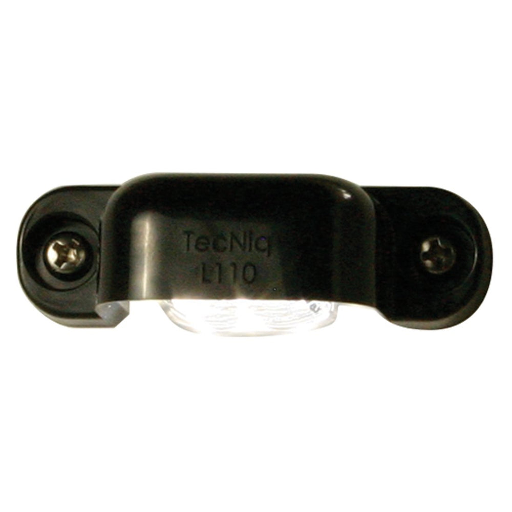 Black Housing  License Lamp - Vertical Mount