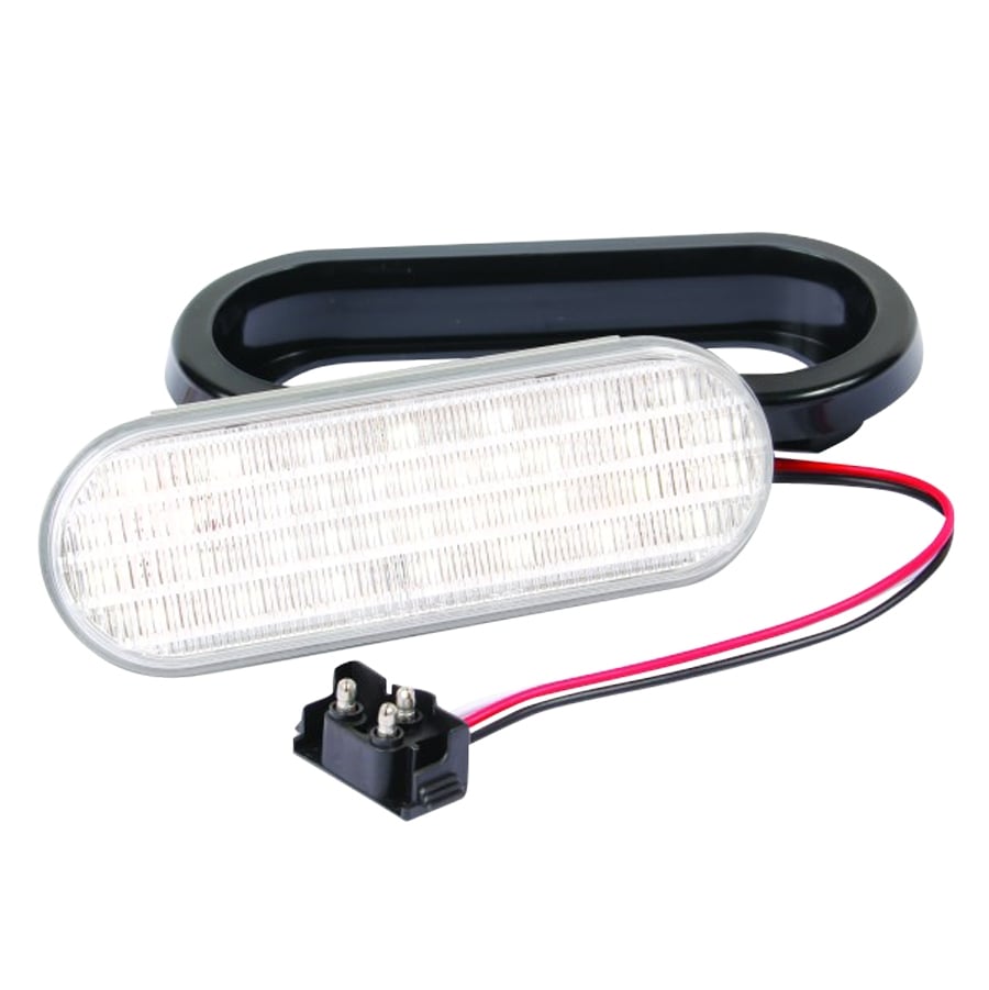 6.5 Inch Oval Reverse Light - 10 LEDs - White