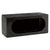 Single Oval Mounting Box - Black Steel