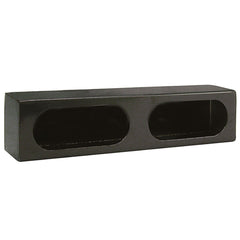 Double Oval Mounting Box - Black Steel