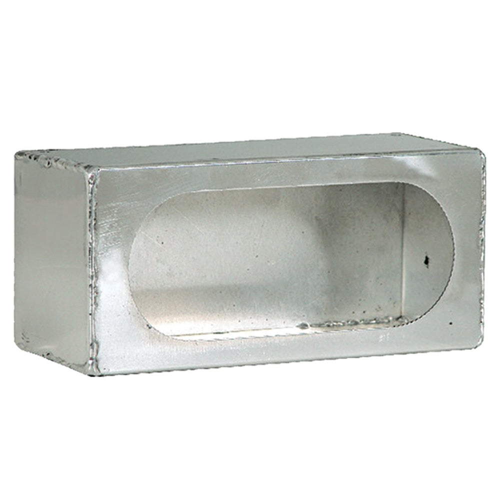 Single Oval Mounting Box - Stainless-Steel