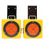 Set of 2 Wireless Amber LED Strobes For Wide Loads