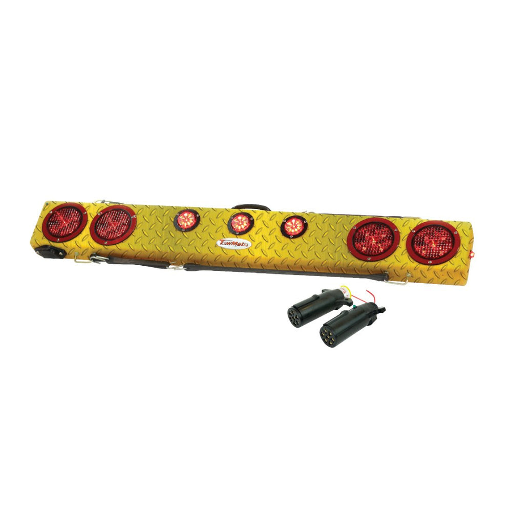 48 Inch Wireless LED Wide Load Light Bar - Diamond Plate Finish