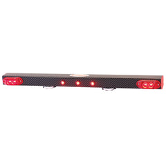 32 Inch Wireless Tow Light with Red Turn Signals - Carbon Fiber Finish