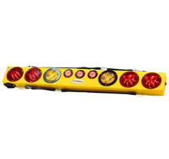 Towmate 48 Inch Wireless Wide Load Light Bar with Strobes - 7 Pin Round