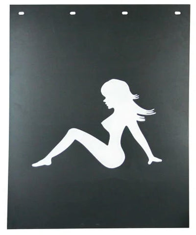 Sitting Lady Mud Flap - Facing Left