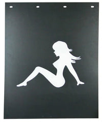 Sitting Lady Mud Flap - Facing Left