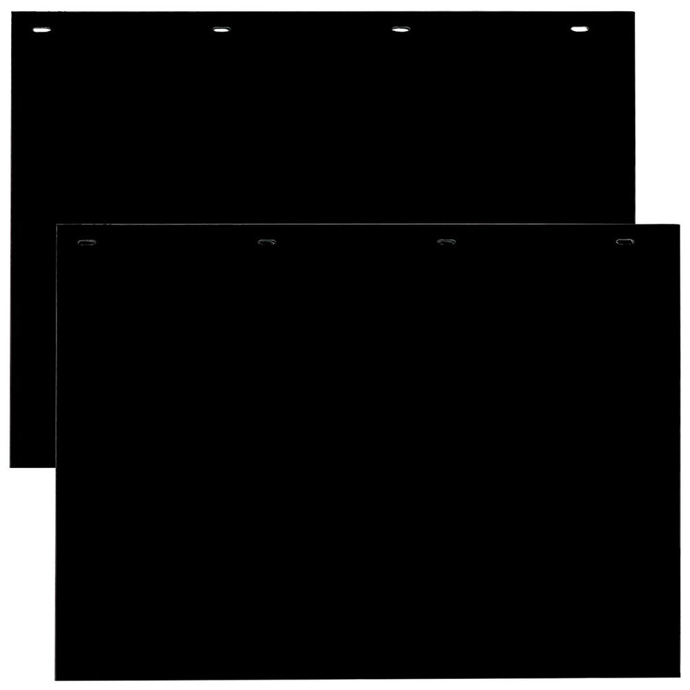 Buyers Polymer Mud Flaps For Pick Up Trucks - 24 Inch x 18 Inch - Black