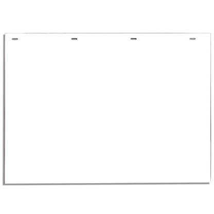 Buyers Polymer Mud Flaps For Pick Up Trucks - 24 Inch x 18 Inch  - White