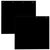 Buyers Polymer Mud Flaps For Semi Trucks and Large Work Trucks - 24 Inch x 24 Inch - Black