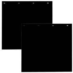 Buyers Polymer Mud Flaps For Semi Trucks and Large Work Trucks - 24 Inch x 24 Inch - Black