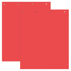 Buyers Polymer Mud Flaps For Big Rigs and Semi Trucks - 24 Inch x 30 Inch - Red