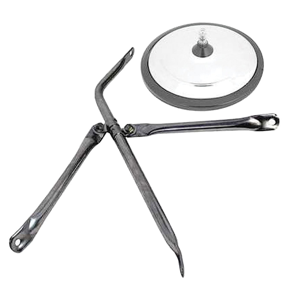 Rear Crossview Mirror System -Straight Van Chassis Stainless