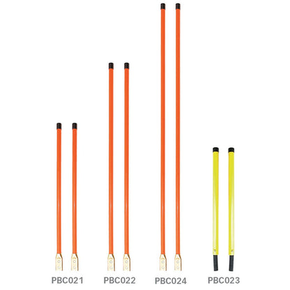 Rookie Poles Heavy-Duty Orange .75 Inch x 48 Inch - 2 Pack