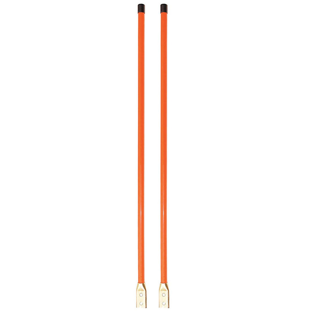 Rookie Poles Heavy-Duty Orange .75 Inch x 36 Inch - 2 Pack