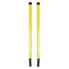 Rookie Poles Heavy-Duty Yellow 1.5 Inch x 24 Inch - 2 Pack