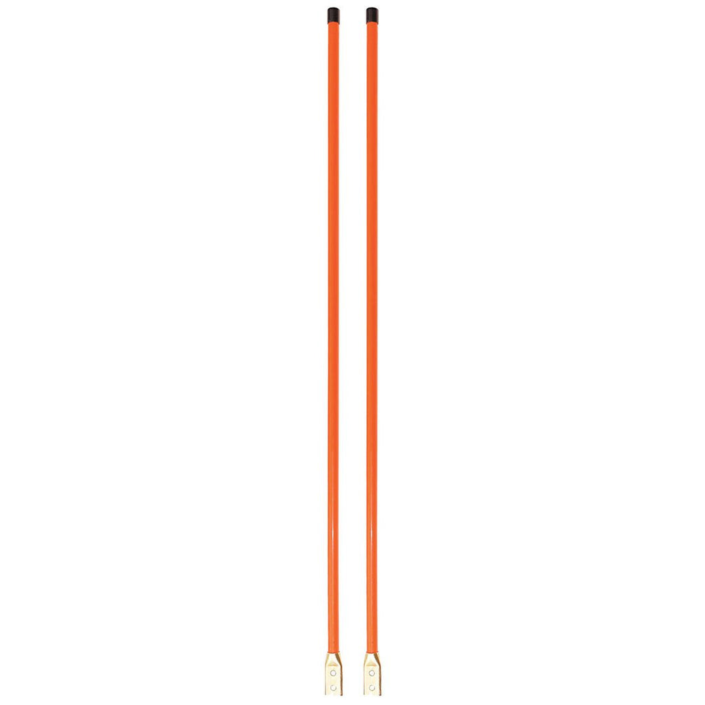 Rookie Poles Heavy-Duty Orange .75 Inch x 48 Inch - 2 Pack