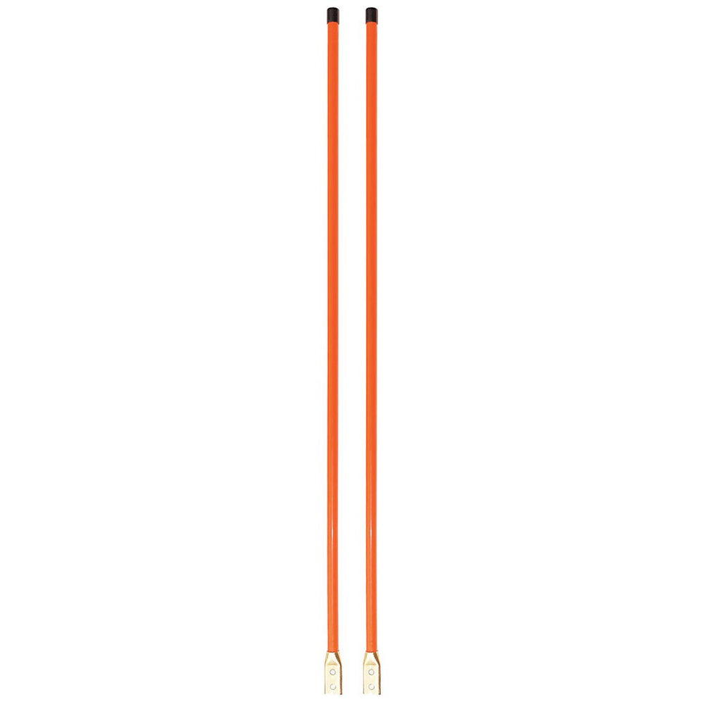 Rookie Poles Heavy-Duty Orange .75 Inch x 48 Inch - 2 Pack