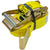 VULCAN Ratchet Strap with Flat Hooks - 2 Inch x 15 Foot - Classic Yellow - 3,300 Pound Safe Working Load