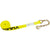 VULCAN Ratchet Strap with Chain Anchors - Classic Yellow - 2 Inch x 27 Foot - Pallet - 20 Cases of 3 - 3,600 Pound Safe Working Load