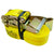 VULCAN Ratchet Strap with Flat Hooks - 2 Inch x 27 Foot - 2 Pack - YELLOW - 3,300 Pound Safe Working Load