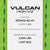 VULCAN 2 Inch Wide Handle Ratchet Buckle with Webbing and Wire J-Hook - High-Viz - 3,300 Pound Safe Working Load