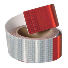 2 Inch x 25' Roll - Alternating Red/White