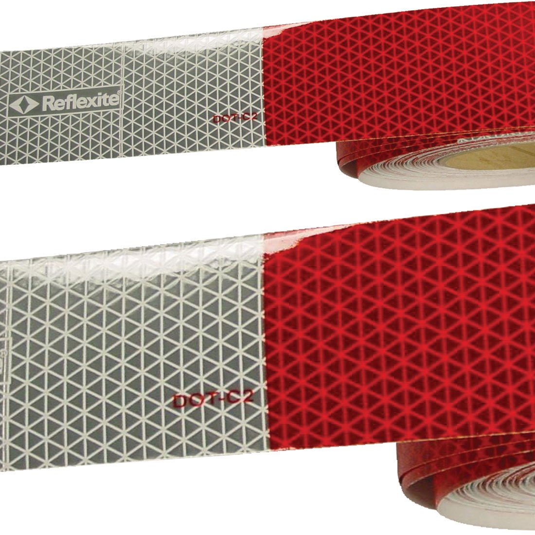 Reflexite Reflexite Dot Red/White Reflective Tape - 2 Inch x 150' – TrucknTow, Inc
