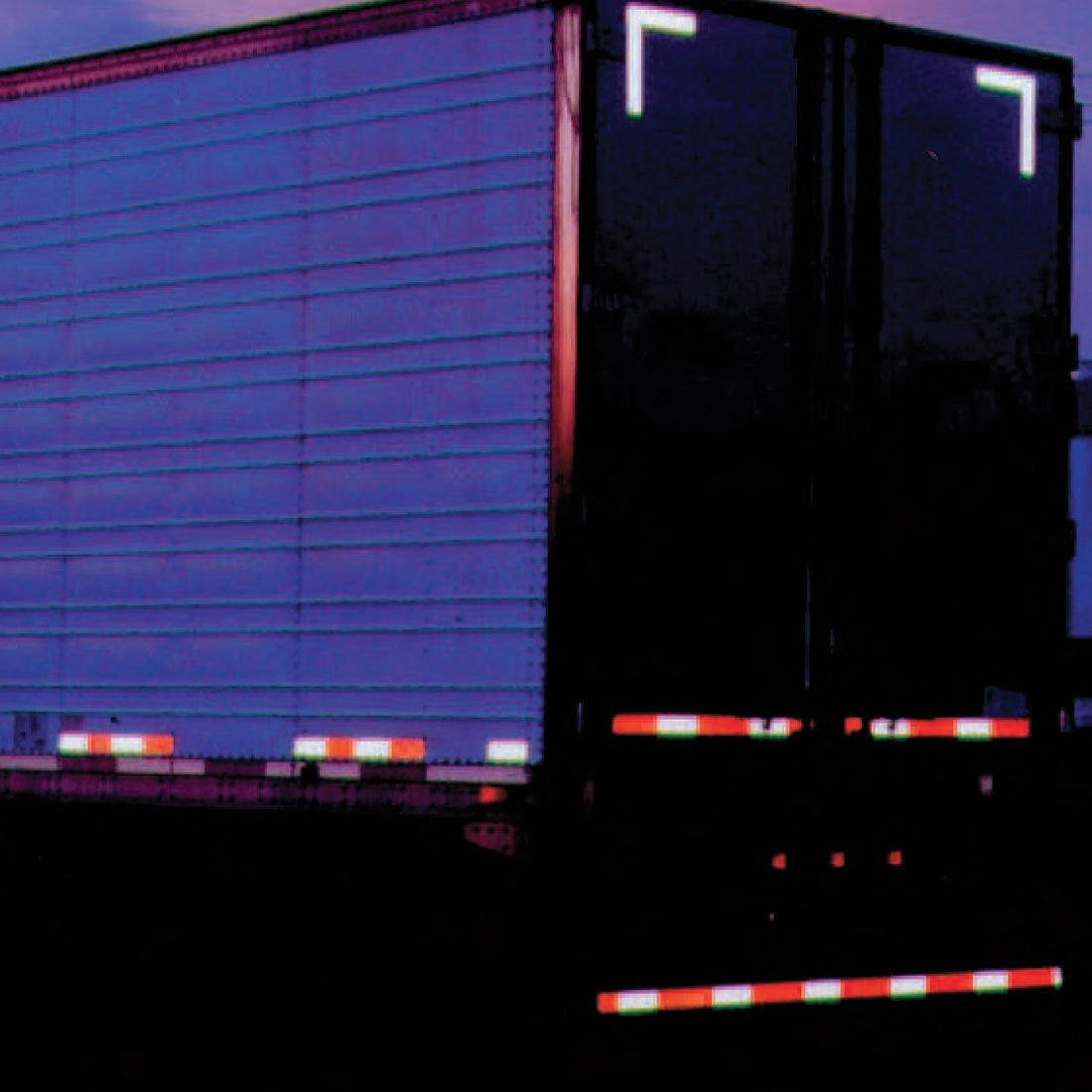 Reflexite 1 Inch x 150' Roll Red & White Reflective Tape